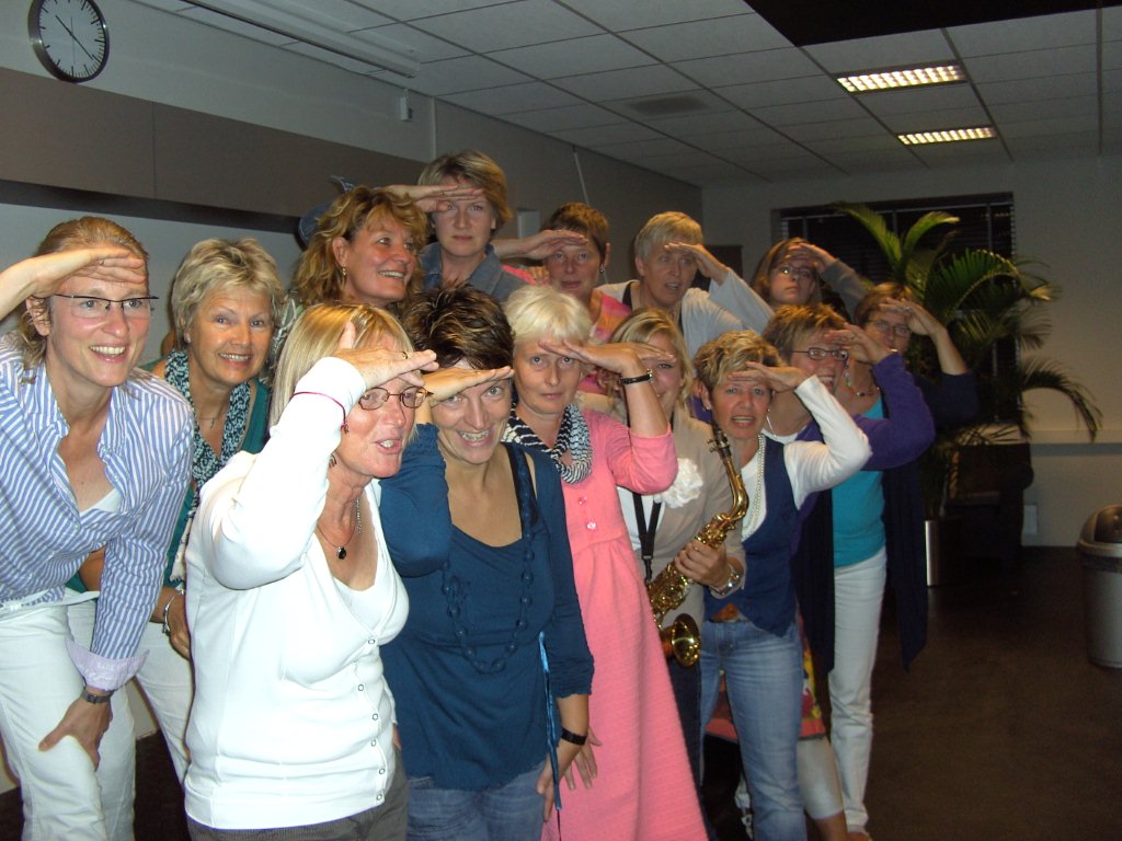 Repetitie van Pop/Gospelkoor Loft